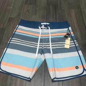 NWT Men’s two waist stretch ezekiel swim board shorts